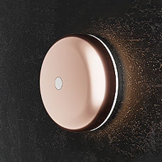 Cooper Chime Polished Doorbell + LED Light by Luxello Door Bells